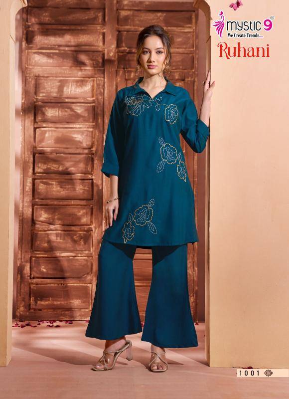 Mystic9 ruhani vol 1 coord set Kurti suppliers in India